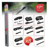 SiLiKONLU SiLECEK ORJ.9 APARATLI 430 MM