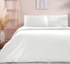 Taç Ranforce Çift Kişilik Nevresim Takımı Basic Beyaz