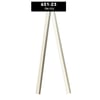 Yassı Sentetik Rattan Plastik Çizgili Kirli Beyaz-Gri Renk 48 Kg (4 Top)651-23