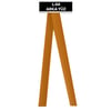 Yassı Sentetik Rattan Plastik Eskitme Koyu Kahve 48 Kg (4 Top)L-04