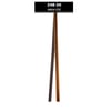 Yassı Sentetik Rattan Plastik Koyu Kahve/Bronz Kahve 48 Kg (4 Top)24B-30