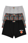 Erkek Çocuk 3'lü Boxer Likralı (%96 Pamuk)