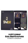 Just Inner Erkek Kışlık Çorap 6’lı Koyun Yünü (Lambswool)