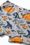 Öts Erkek Çocuk Atlet Boxer Likralı Gri Shark (%96 Pamuk - %4 Elastan)