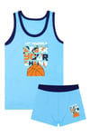 Öts Erkek Çocuk Atlet Boxer Likralı Lacivert Basketbol (%96 Pamuk - %4 Elastan)
