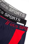Öts Erkek Çocuk Boxer 3'lü (%96 Pamuk - %4 Elastan)