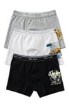 Öts Erkek Çocuk Boxer 3'lü (%96 Pamuk - %4 Elastan)