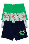 Öts Erkek Çocuk Boxer 3'lü Baskılı (%96 Pamuk - %4 Elastan)