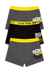Öts Erkek Çocuk Boxer 3'lü Baskılı (%96 Pamuk - %4 Elastan)