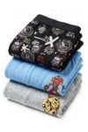 Öts Erkek Çocuk Boxer 3'lü Baskılı (%96 Pamuk - %4 Elastan)