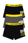 Öts Erkek Çocuk Boxer 3'lü Baskılı (%96 Pamuk - %4 Elastan)