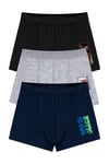 Öts Erkek Çocuk Boxer 3'lü Baskılı (%96 Pamuk - %4 Elastan)