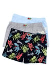 Öts Erkek Çocuk Boxer 3'lü Baskılı (%96 Pamuk - %4 Elastan)