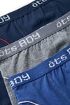 Öts Erkek Çocuk Boxer 3'lü Baskılı (%96 Pamuk - %4 Elastan)