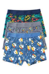 Öts Erkek Çocuk Boxer 3'lü Baskılı (%96 Pamuk - %4 Elastan)