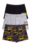 Öts Erkek Çocuk Boxer 3'lü Baskılı (%96 Pamuk - %4 Elastan)