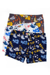 Öts Erkek Çocuk Boxer 3'lü Baskılı (%96 Pamuk - %4 Elastan)