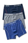 Öts Erkek Çocuk Boxer 3'lü Baskılı (%96 Pamuk - %4 Elastan)
