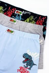Öts Erkek Çocuk Boxer 3'lü Baskılı (%96 Pamuk - %4 Elastan)
