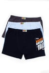 Öts Erkek Çocuk Boxer 3'lü Baskılı (%96 Pamuk - %4 Elastan)
