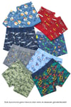 Öts Erkek Çocuk Boxer 3'lü Baskılı (%96 Pamuk - %4 Elastan)