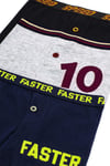 Öts Erkek Çocuk Boxer Baskılı Gri (%96 Pamuk - %4 Elastan)