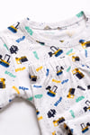 ÖTS Erkek Çocuk Pijama Takım - Kısa Kol, Uzun Alt - Traktör Desenli   - 374003