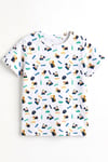ÖTS Erkek Çocuk Pijama Takım - Kısa Kol, Uzun Alt - Traktör Desenli   - 374003