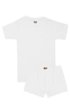 Öts Erkek Çocuk T-Shirt Boxer Ribana Beyaz (%100 Pamuk)