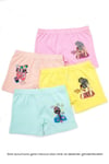 Öts Kız Çocuk Boxer 3'lü Baskılı (%96 Pamuk - %4 Elastan)