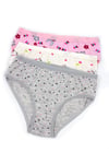 Öts Kız Çocuk Külot 3'lü Baskılı (%96 Pamuk - %4 Elastan)