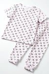 ÖTS Kız Çocuk Pijama Takım - Kısa Kol, Uzun Alt - Penguen Desenli   - 474001