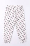 ÖTS Kız Çocuk Pijama Takım - Kısa Kol, Uzun Alt - Penguen Desenli   - 474001