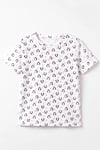 ÖTS Kız Çocuk Pijama Takım - Kısa Kol, Uzun Alt - Penguen Desenli   - 474001
