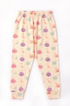 ÖTS Kız Çocuk Pijama Takım - Kısa Kol, Uzun Alt - Ayışığı Desenli   - 474002