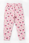 ÖTS Kız Çocuk Pijama Takım - Kısa Kol, Uzun Alt - Çilek Desenli   - 474003