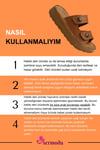 SERMODA , Terlik , Hakiki Deri Kadın Terlik - Yumuşak Kalın Tabanlı Hakiki Deri Çift Cırtlı Kadın Terlik Taba