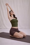 Kahverengi Moon Yoga Şort