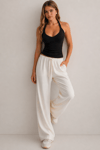 Siyah Jarse Ribana Halter Top