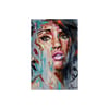 Abstract Women Yağlı Boya Dokulu TabloYağlı Boya Dokulu Kadın Temalı TablolarTablolife.com