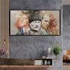 Atatürk Yağlı Boya Dokulu TabloAtatürk TablolarıTablolife