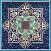 Blue Shape - Kanvas Tablo