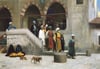 Cemaat Camiden Çıkıyor - Kanvas Tablo