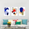 Colored Roundels Çerçeveli Poster SetiPosterlerTablolife.com