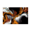 Deep Orange Smoke Yağlı Boya Dokulu TabloYağlı Boya Dokulu Soyut TablolarTablolife