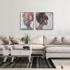 Etnik Kadın İkili Set Yağlı Boya Dokulu TabloYağlı Boya Dokulu Kadın Temalı TablolarTablolife.com