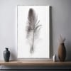 Feather 2 Yağlı Boya Dokulu TabloYağlı Boya Dokulu Soyut TablolarTablolife