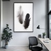 Feather Yağlı Boya Dokulu TabloYağlı Boya Dokulu Soyut TablolarTablolife