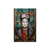 Frida Kahlo Sürreal Yağlı Boya Dokulu TabloYağlı Boya Dokulu Kadın Temalı TablolarTablolife.com