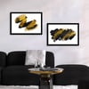 Gold Black Çerçeveli Poster SetiPosterlerTablolife.com